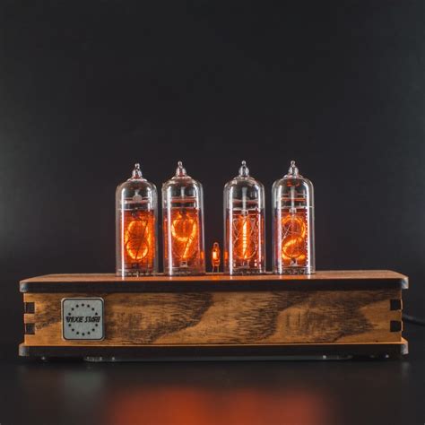 Nixie Tube Clock With New And Easy Replaceable In Nixie Tubes