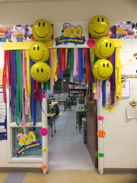 100 Th Day Of School Teacher Door Decorations Teacher Door