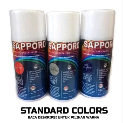 Jual SAPORO PYLOX PILOX SAPPORO WARNA STANDAR HITAM PUTIH HITAM DOF