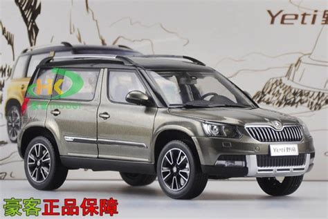 118 Dealer Edition Skoda Yeti White Diecast Car Model