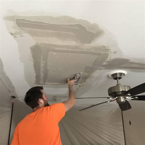 Repair Popcorn Ceiling After Leak | Shelly Lighting