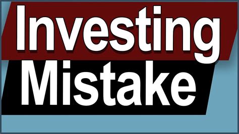 Biggest Mistake Investors Make And How To Know If You Should Sell A Stock