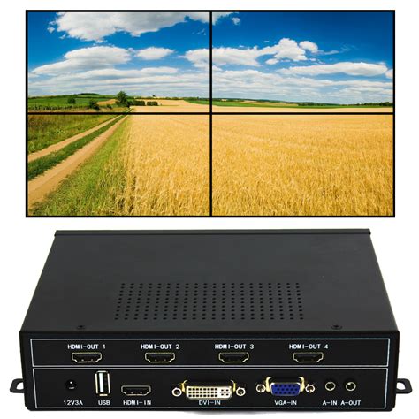 Video Wall Controller 2X2 - ISEEVY Video Wall Controller, HDMI VGA SDI ...