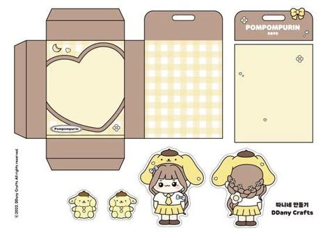 sanrio crafts diy paper printable