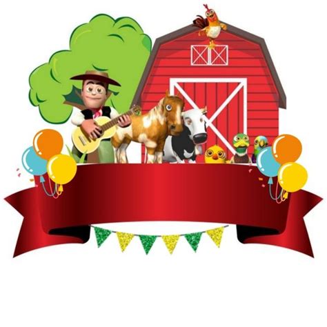 Granja Adorno Diy Cake Topper St Birthday Parties Farm Yard