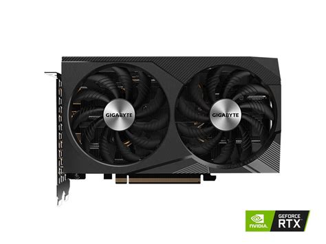 Gigabyte Geforce Rtx 3060 Windforce Oc 12g Rev 2 0 Graphics Card 2x Windforce Fans 12gb 192