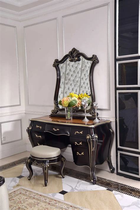 Bedroom Furniture And Antique Vanity Dresser With Mirror - Buy Antique ...