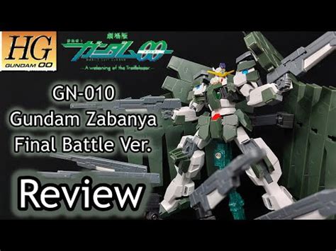 P Bandai Hg Gundam Zabanya Final Battle Ver Review Gundam A