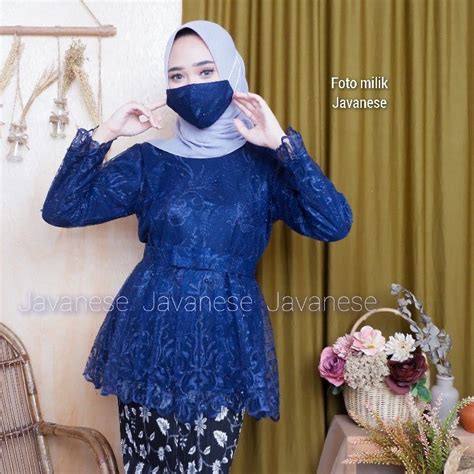 Jual Kebaya Marsya Couple Wisuda Tunangan Lamaran Kondangan Prewed