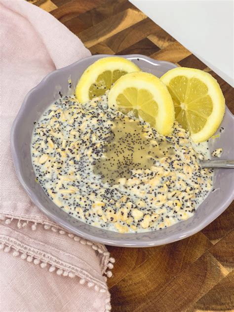 Recipe Lemon Poppy Seed Overnight Oats