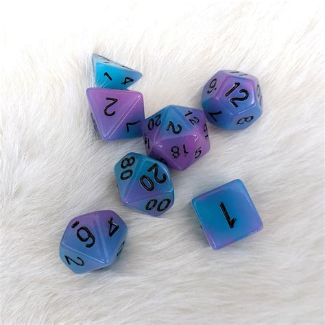 Glow in the Dark Dnd Dice Set Polyhedral Dice D&D Dice - Etsy