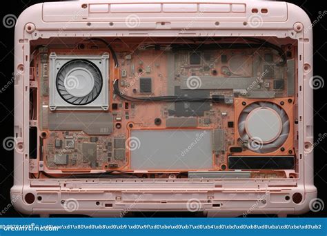 Disassembled Laptop View From Above Stock Image Image Of Expertise