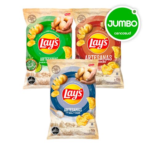 29 Jul Jumbo Papas Fritas Lays Artesanas 150g Cencopay