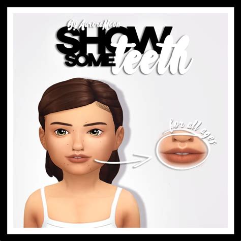 ⊰ Show Some Teeth ⊱ | Sims 4, Sims 4 children, Sims 4 toddler