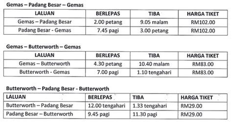 Harga Tiket Ets Ke Padang Besar Twitter Ktmb Tahu