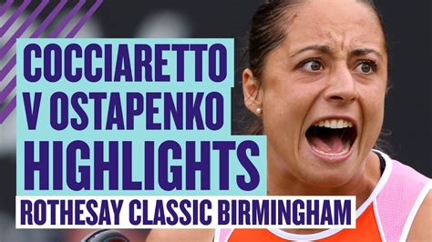 SHOCK Upset Highlights Jelena Ostapenko Vs Elisabetta Cocciaretto