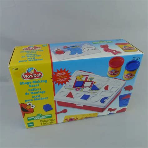 VINTAGE SESAME STREET Play Doh Shape Making Easel Set 22199 Hasbro 1998 Boxed $20.00 - PicClick CA