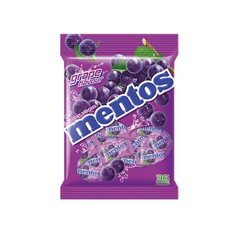 Mentos Grape 36p Bag | Mentos Malaysia