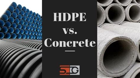 Differences Between Hdpe Corrugated And Concrete Pipes