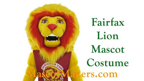 Lion Mascot For Fairfax School Youtube