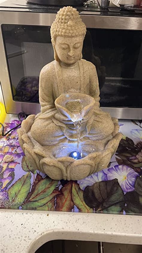 Indoor Buddha Fountain Zen Tabletop Water Fountain Etsy