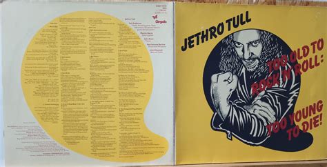 Lp Jethro Tull Too Old To Rocknroll Too Young To Die 1976 Ex Aukro