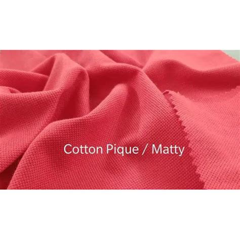 Cotton Pique Knitted Fabrics At Best Price In Ludhiana Raghav Worldwide