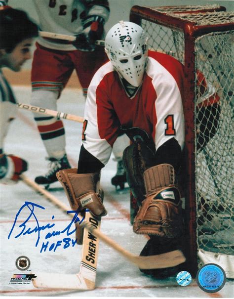 Bernie Parent Signed Photo Autographed NHL Photos