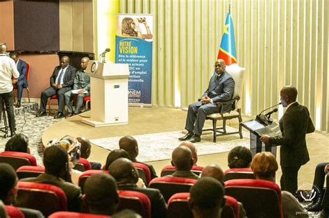 Rdc F Lix Tshisekedi Lance La Matin E De L Emploi De L Onem Visant