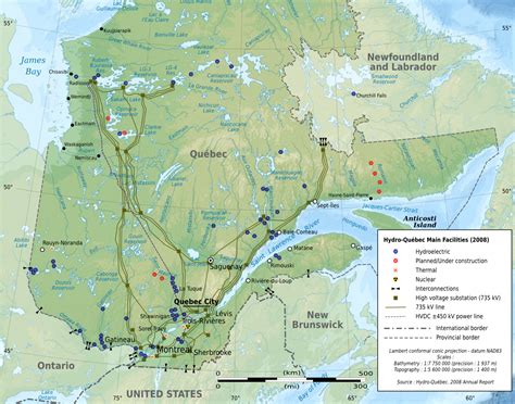 Map of Quebec - ToursMaps.com