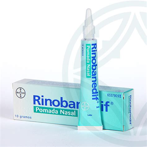 Rinobanedif Pomada Nasal 10 G Congestión Heridas Farmacia Jiménez