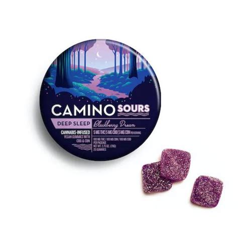 Blackberry Dream Cbd Thc Cbn Gummies Mg Camino Sours