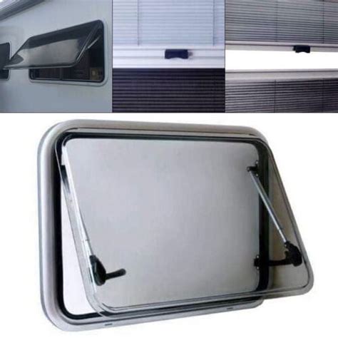 Deluxe Rv Camper Windows Vent Rv Window Hatch With Awning Screenand Blind