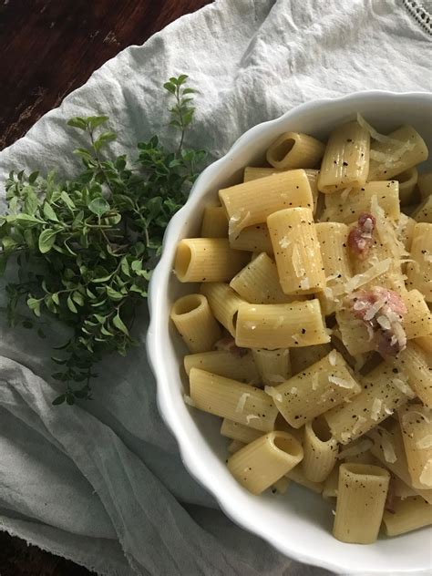 Ricetta Rigatoni Alla Carbonara Cool Chic Style Confidential