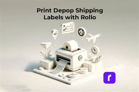 Print Depop Shipping Labels With Rollo