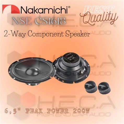 Jual NAKAMICHI NSE CS1618 Speaker Split 6 Inch Component Set 2 Way