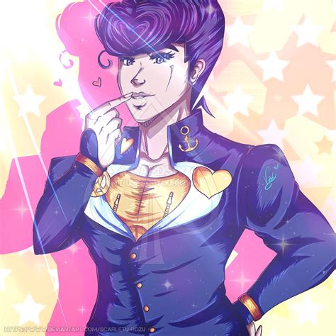 Crazy Noisy Bizarre Boy Josuke Jjba Part 4 By Scarletu Rozu On Deviantart