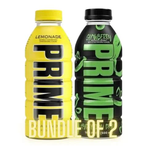 Prime Hydration Drink By Logan Paul Ksi Glowberry And Lemonade Bundle