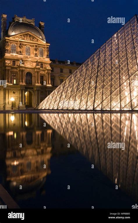 Paris, Musee du Louvre, Ieoh Ming Pei 1989 - France, Paris, Louvre ...