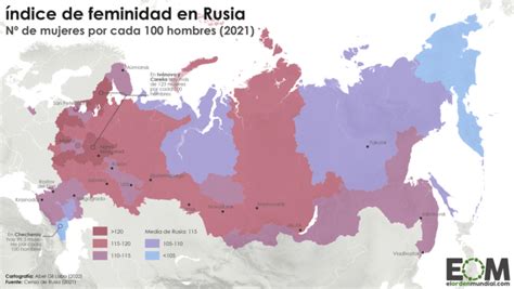 ¿por Qué En Rusia Hay Muchas Más Mujeres Que Hombres Mapas De El