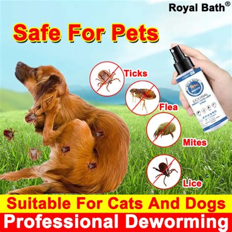 🐕no More Fleas🐕royal Bath Pet Spray 100ml For Dogs And Cats Anti Tick