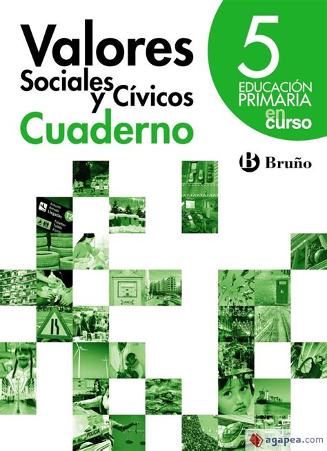 Cuaderno Valores Sociales Y Civicos 5º Primaria Vvaa 9788469608456 Editorial BruÑo