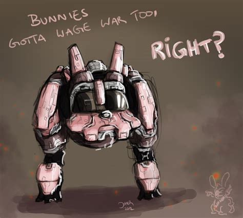 bunny mech by Davinxi on DeviantArt