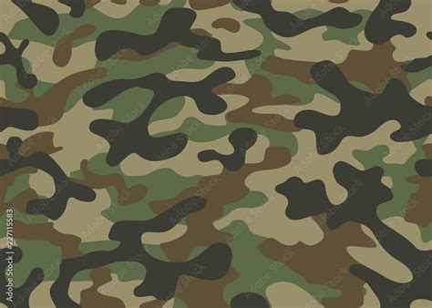 Texture Military Camouflage Repeats Seamless Army Green Hunting Stock