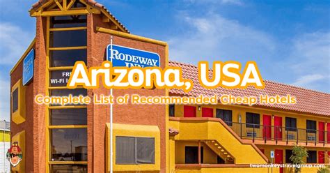 Complete List of Recommended Cheap Hotels in Arizona, USA : Updated for ...