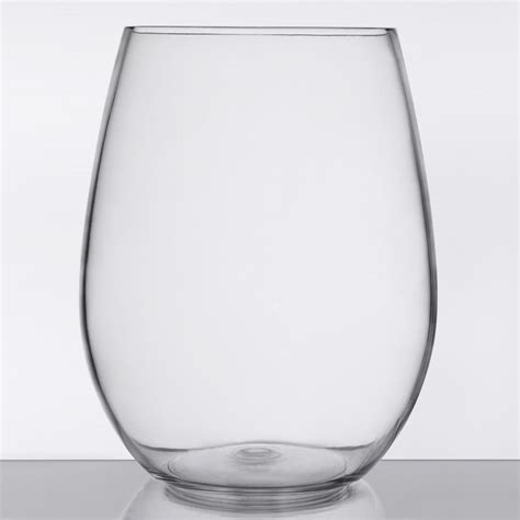 Libbey Infinium Plastic Stemless Wine Glasses