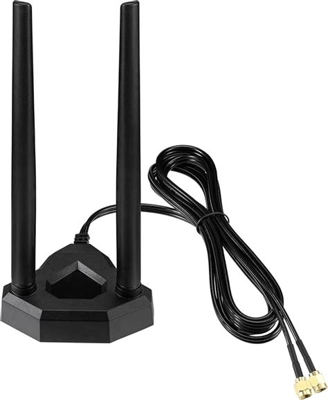 Eightwood Antena Wifi De Doble Banda De Ghz Ghz Rp Sma Wifi Con