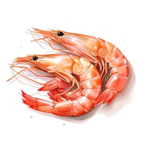 Premium Photo Fresh Shrimps On White Background