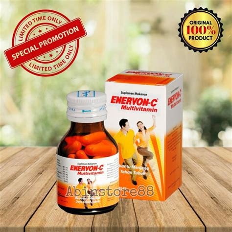 Jual Enervon C Tablet Enervonc Shopee Indonesia