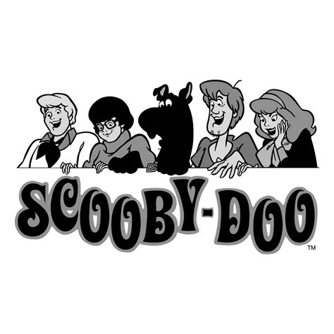 Scooby Doo Logo Black And White 3 Brands Logos